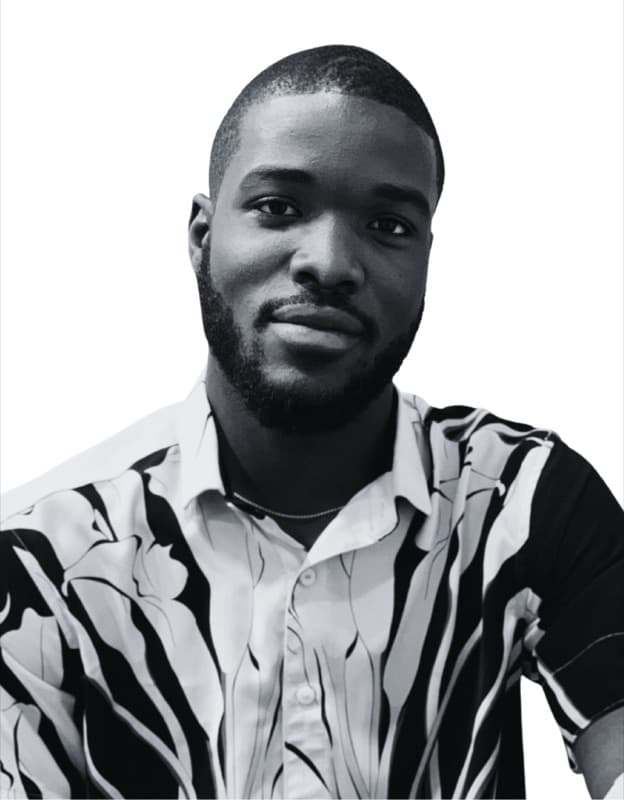 Oluwatimileyin (Tony) Adewumi — black-and-white portrait